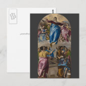 Veronderstelling van de Maagd door El Greco Briefkaart (Voorkant / Achterkant)