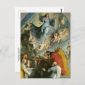 Veronderstelling van de Maagd door Peter Paul Rube Briefkaart (Voorkant / Achterkant)