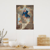 Veronderstelling van de Maagd, Nicolas Poussin Fin Poster (Keuken)