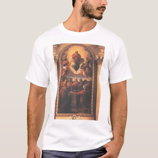 Veronderstelling van de maagd t-shirt (Voorkant)