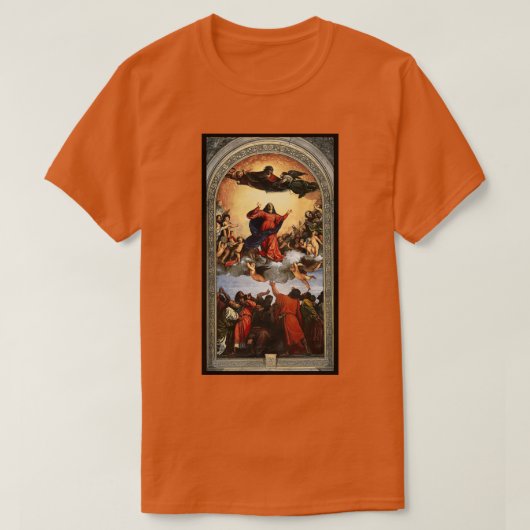 Veronderstelling van de maagd t-shirt (Design voorkant)