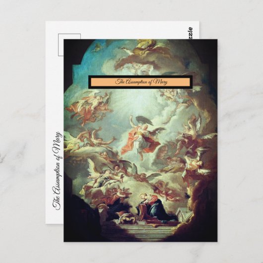 Veronderstelling van Mary Briefkaart (Voorkant / Achterkant)