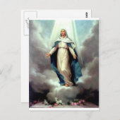 Veronderstelling van Mary Briefkaart (Voorkant / Achterkant)