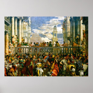 Veronese - Het huwelijk op Cana Poster