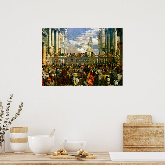 Veronese - Het Huwelijk te Kana Poster (Keuken)