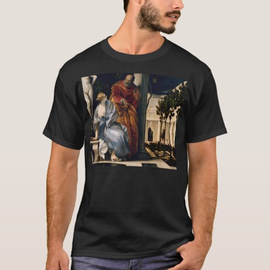 Veronese (Paolo Caliari) Bathseba in T-shirt (Voorkant)