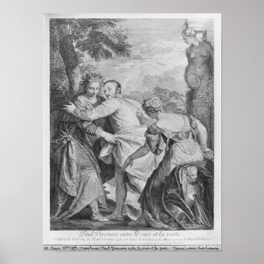 Veronese tussen vice en virtue poster (Voorkant)