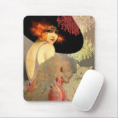 Veronica Cat en Chandelier Mousepad Muismat (Met muis)