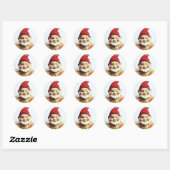 Veronica de Gnome Ronde Sticker (Vel)