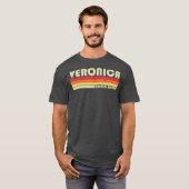 VERONICA Gift Name Persoonlijke Retro T-shirt (Voorkant volledig)