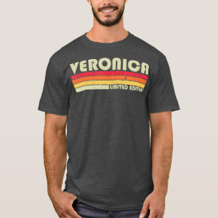 VERONICA Gift Name Persoonlijke Retro  T-shirt