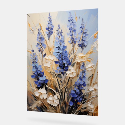 Veronica - Impasto Floral Acryl Bord (Hoek)
