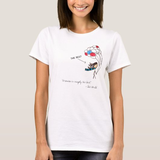 Veronica is gewoon het beste.... t-shirt (Voorkant)