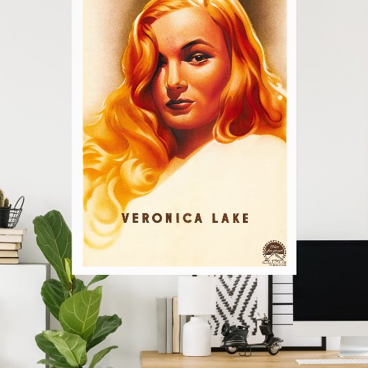 Veronica Lake -  Frans Poster (Thuiskantoor)
