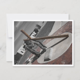 Veronica veegt het gezicht van Jezus Briefkaart