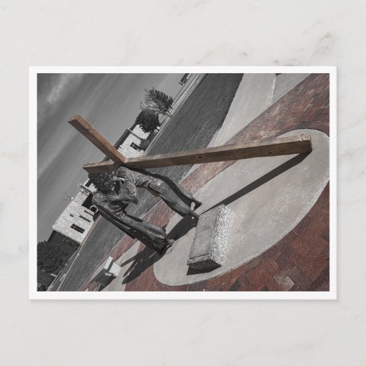 Veronica veegt het gezicht van Jezus Briefkaart (Voorkant)