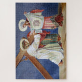 Veronica veegt het gezicht van Jezus Puzzle Legpuzzel (Verticaal)