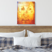 VERONICA'S VEIL HET GEZICHT VAN JESUS. CANVAS AFDRUK (Insitu (Slaapkamer))