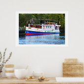 Veronika plezierboot poster (Keuken)