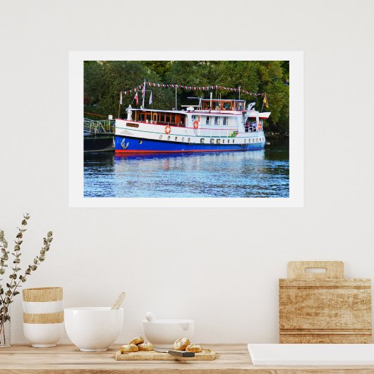 Veronika plezierboot poster (Keuken)