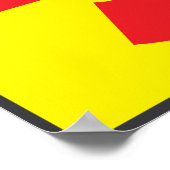 Verontreinigd gebied poster (Hoek)