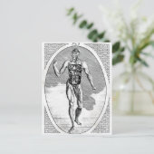 Verontreinigd Man Briefkaart (Staand voorkant)