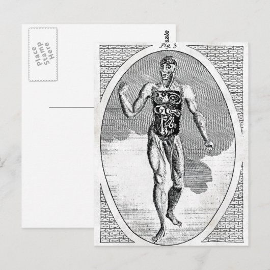 Verontreinigd Man Briefkaart (Voorkant / Achterkant)