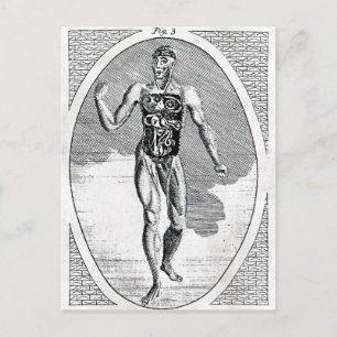 Verontreinigd Man Briefkaart