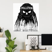 Verontreiniging Poster (Thuiskantoor)