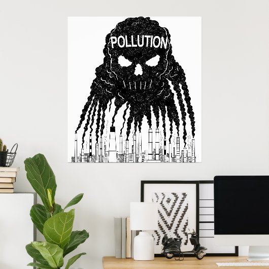 Verontreiniging Poster (Thuiskantoor)