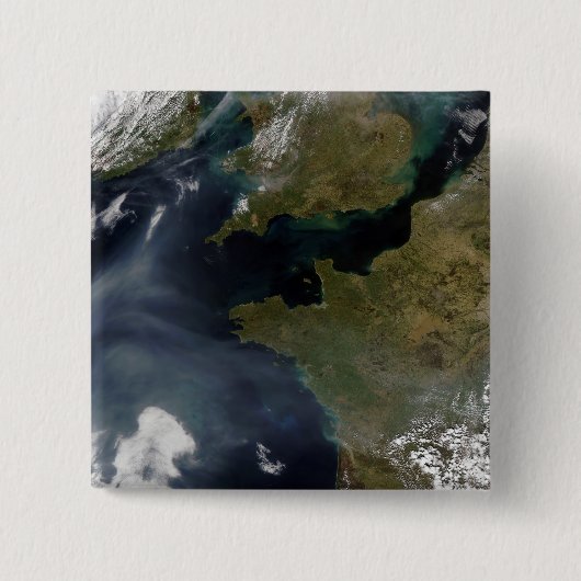 Verontreiniging van Frankrijk Vierkante Button 5,1 Cm (Voorkant)