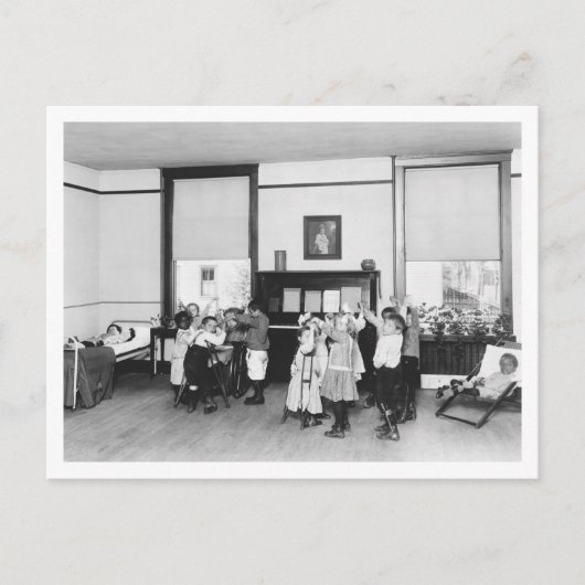 Verontreiniging van tuberculose, 1920 briefkaart (Voorkant)