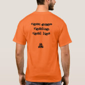 Verontreinigingsgasmasker, DUBSTEP T-shirt (Achterkant)