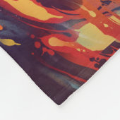 Verontroerd door zwaartekracht Halloween Hole Blac Fleece Deken (Hoek)