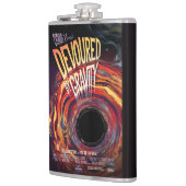 Verontroerd door zwaartekracht Halloween Hole Blac Heupfles (Links)