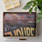 Verontroerd door zwaartekracht Halloween Hole Blac Tissuepapier (Geschenk)