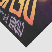 Verontroerd door zwaartekracht Halloween Hole Blac Tissuepapier (Detail)