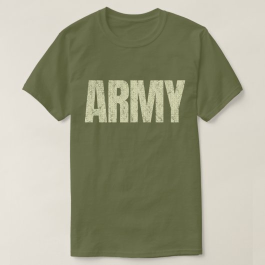 Verontrust leger t-shirt (Design voorkant)
