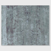  verontruste Abstract Antiek Blauwgroen blauw Cadeaupapier (Vlak)