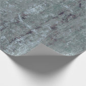  verontruste Abstract Antiek Blauwgroen blauw Cadeaupapier (Hoek)