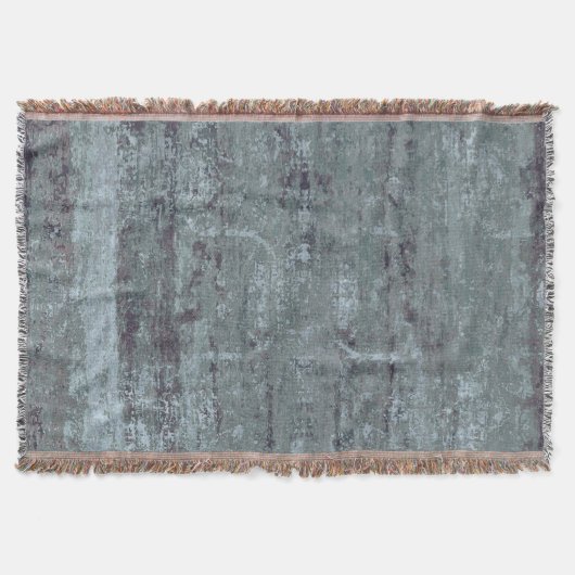  verontruste Abstract Antiek Blauwgroen blauw Deken (Voorkant)