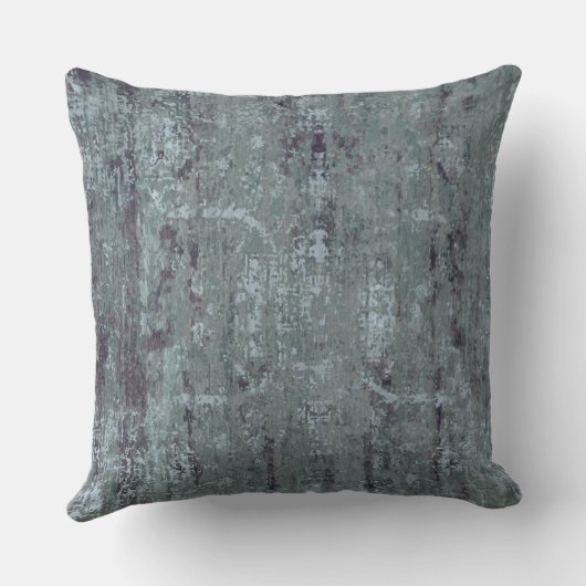  verontruste Abstract Antiek Blauwgroen blauw Kussen (Achterkant)