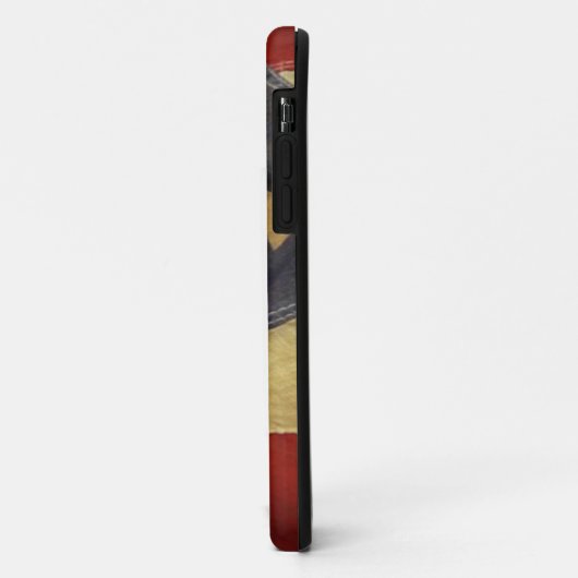 Verontruste Amerikaanse Vlag Case-Mate iPhone Case (Achterkant/links)