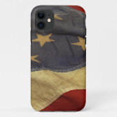 Verontruste Amerikaanse Vlag Case-Mate iPhone Case (Achterkant)