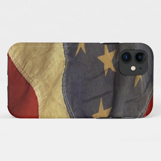Verontruste Amerikaanse Vlag Case-Mate iPhone Case (Achterkant (horizontaal))