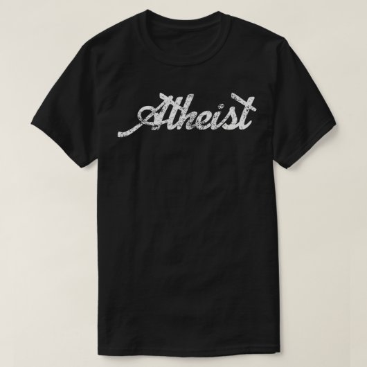 verontruste atheïst t-shirt (Design voorkant)