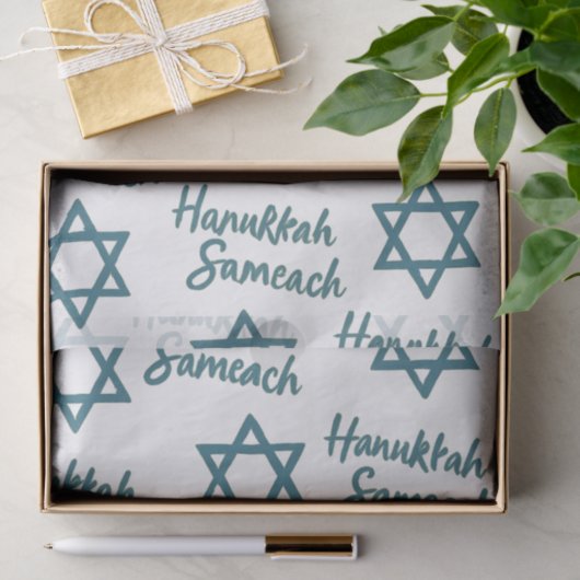  verontruste Chanoeka Sameach Tissuepapier (Geschenk)