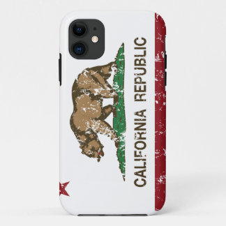 Verontruste de Vlag van de Republiek van iPhone 11 Hoesje