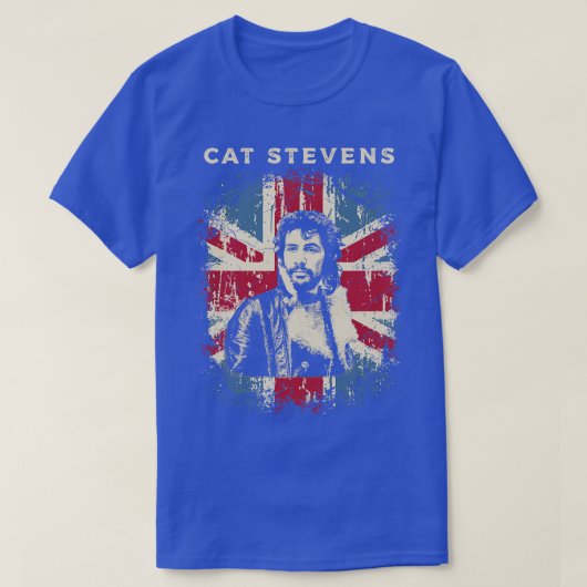 verontruste kat Stevens T-shirt (Design voorkant)