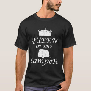 Verontruste Koningin van de Camper Funny RV Campin T-shirt
